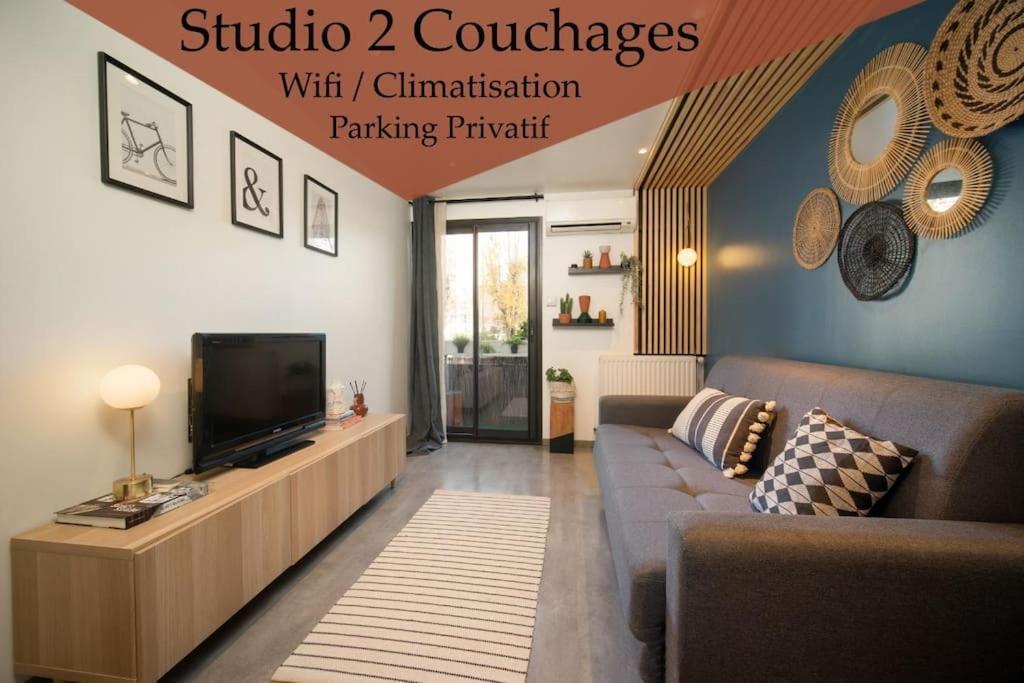 Air-Conditioned Apartment With Private Parking Марсилия Екстериор снимка